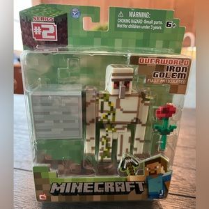 2014 Mojang Minecraft Overworld Iron
Golem Action Figure Series 2 Jazwares rose